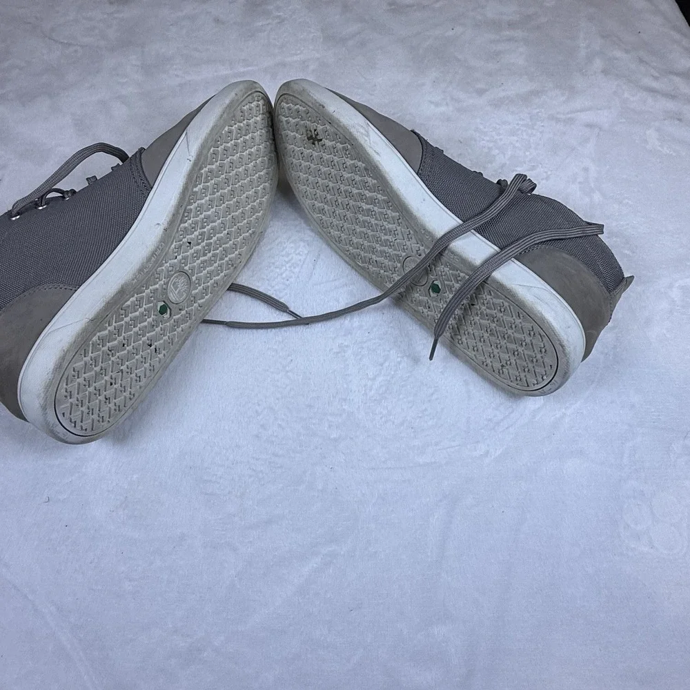 Timberland Groveton LTT Chukka Mens 10.5 Gray Nubuck Leather Sneakers A1G1F
